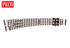 PECO SL-E387F - Code 55 Curved Turnout Left Hand (Electrofrog) - N Scale