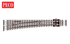 PECO SL-E389F - Code 55 Large Radius Left Hand - (Electrofrog) - N Scale