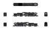 PRE-ORDER: Broadway Limited 10082 - USRA Light Mikado (DC Silent) National of Mexico (NdeM) 2206 - N Scale