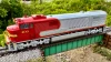 PRE-ORDER: Rapido 55002 - GE U30CG w/ SG (DC Silent) Atchison, Topeka and Santa Fe (ATSF) 402 Warbonnet - HO Scale