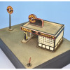 Showcase Miniatures 1102 - Smokey's Signal Gas Station   - N Scale Kit