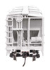 Walthers Mainline 910-49709 - ACF 1958 Cu Ft Covered Hopper Chicago & Northwestern (CNW) 69467 - HO Scale