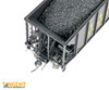 Tangent Scale Models 32018-05 - Bethlehem Steel 3350CuFt Quad Coal Hopper Seaboard System (SBD) 349246 "Seaboard Repaint" 1986+ - HO Scale