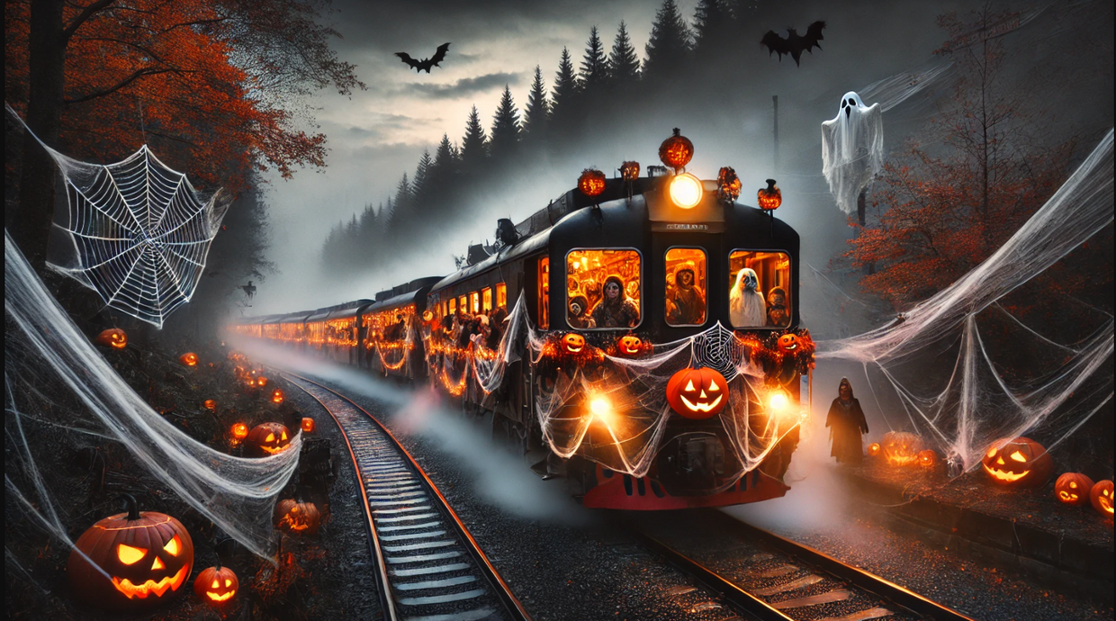 Halloween Trains: A Spooky Ride Around the World