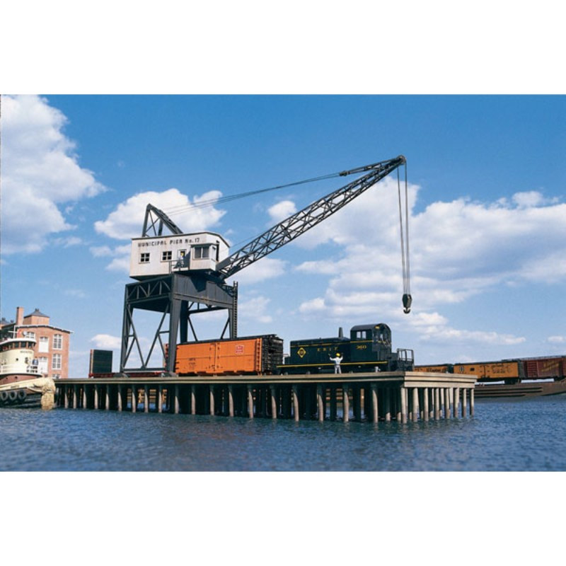 Walthers Cornerstone Kit Gru A Ponte Scala HO - Edificio In Scala 1:87