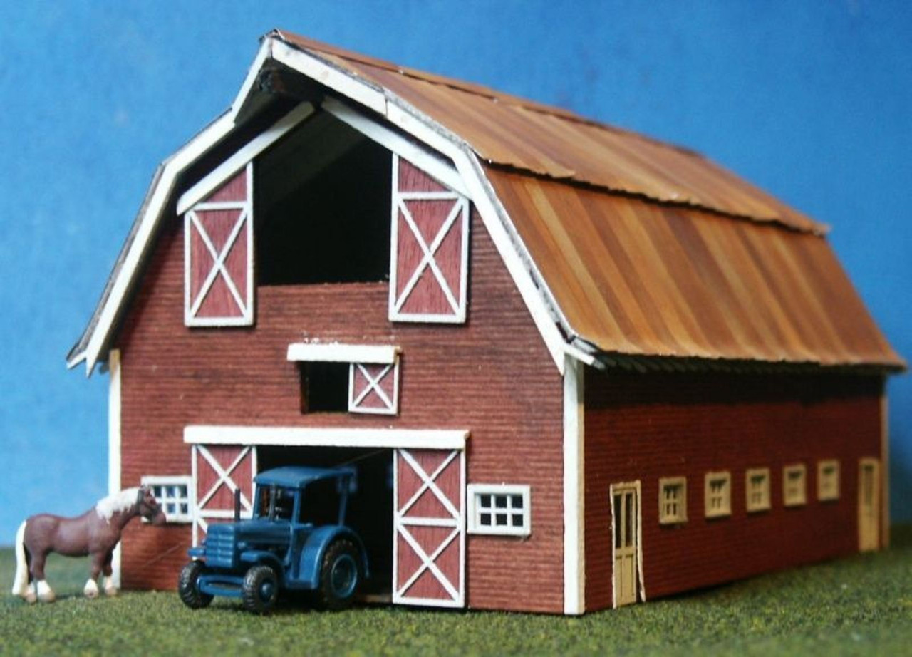 N Scale Laser Cut Wood Depot Kit For Model Railways - Unpainted 7 thumbnail image