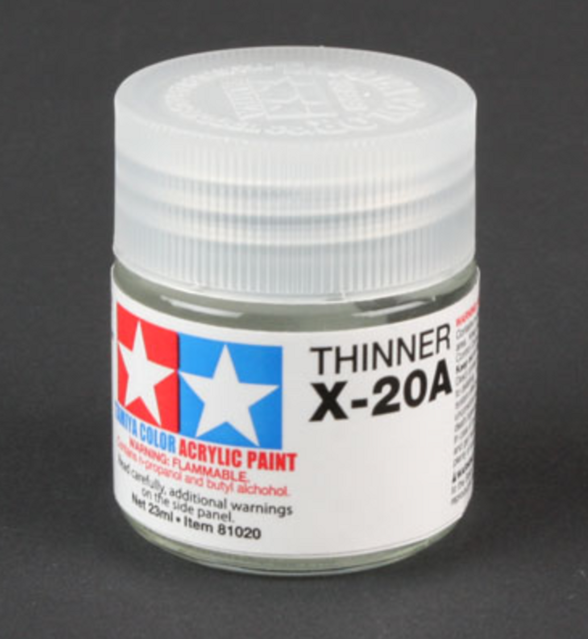 Tamiya - Acrylic/Poly Thinner X20A 23ml (81020)