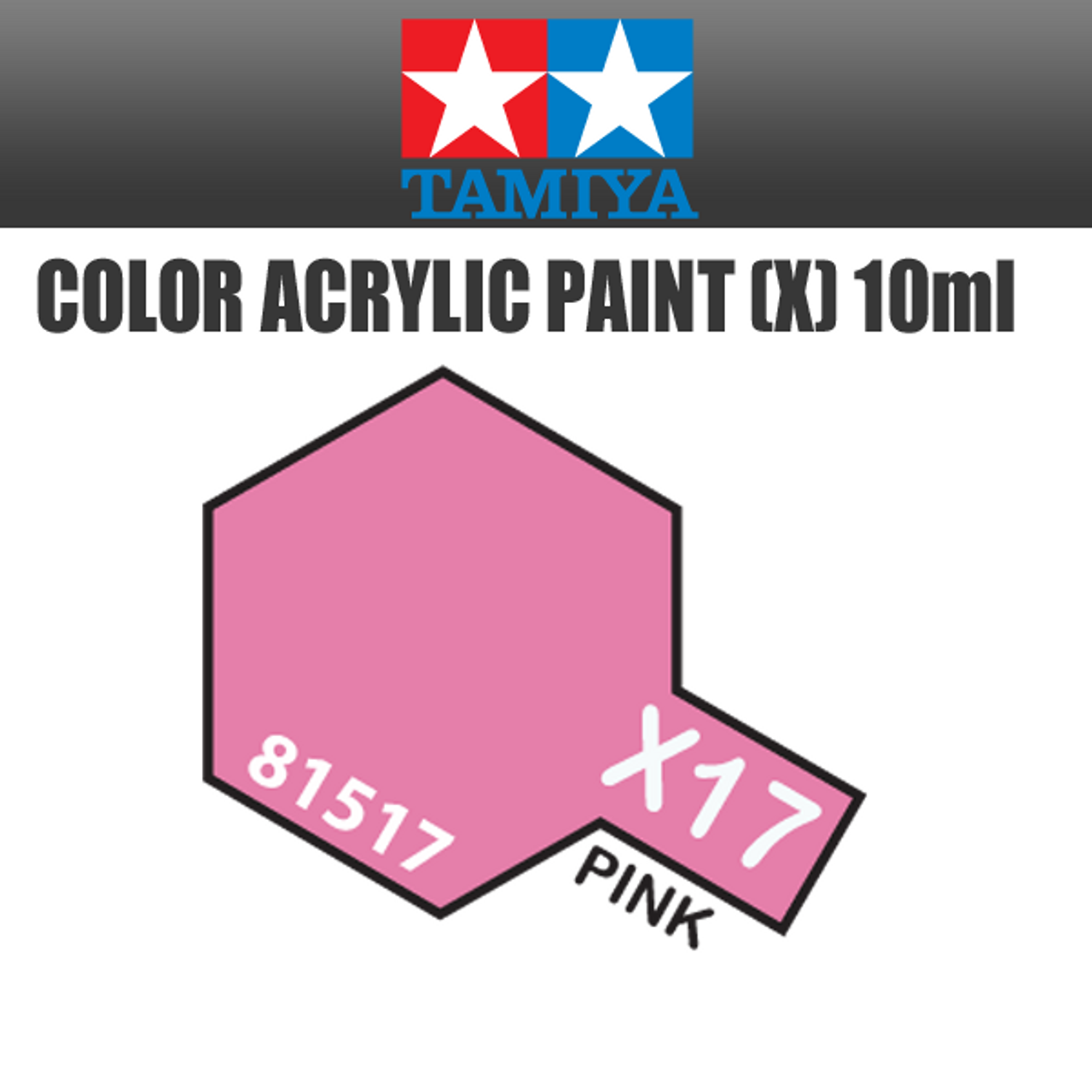 Tamiya Acrylic Mini X-17 Pink (10ml)