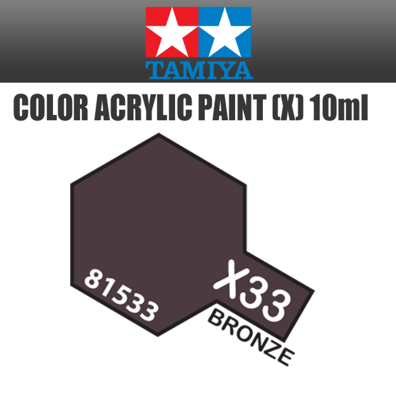 X-32 Titanium Silver Acrylic Paint (Metallic) 23ml - Tamiya