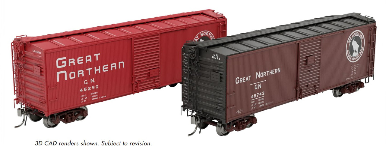 PRE-ORDER: Rapido 1105002 - 40' Wood-sided Boxcar (6-Pack) Great