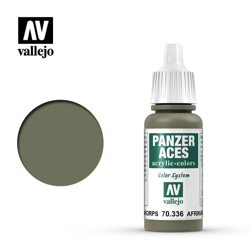 Vallejo 70336 - Panzer Aces Afrikakorps Tank Crew 17mL - - Midwest