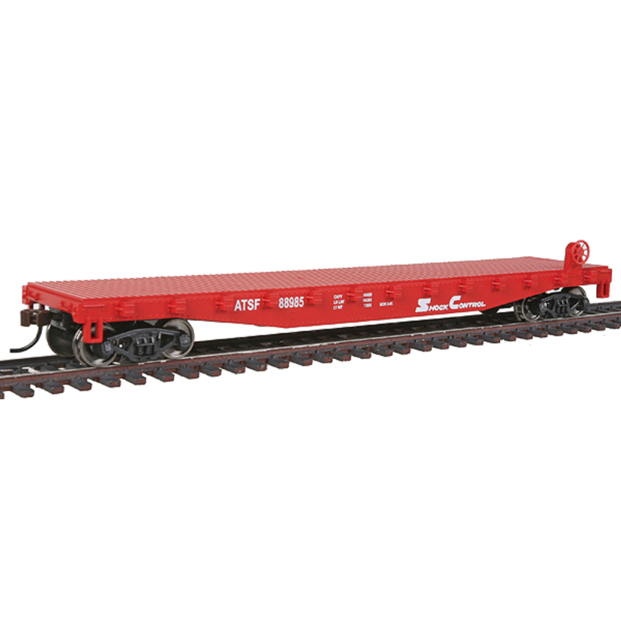 Walthers Trainline 931-1605 - 50' Flat Car Atchison, Topeka and