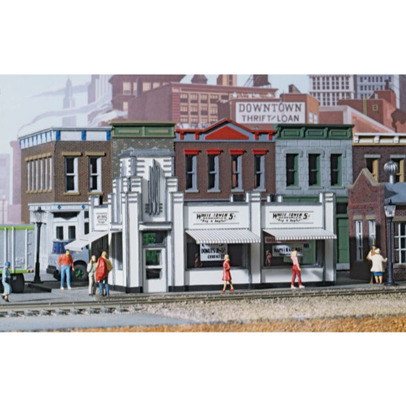 Walthers Cornerstone HO Scale Vintage Motor Restaurant – Building Kit – 933-3489