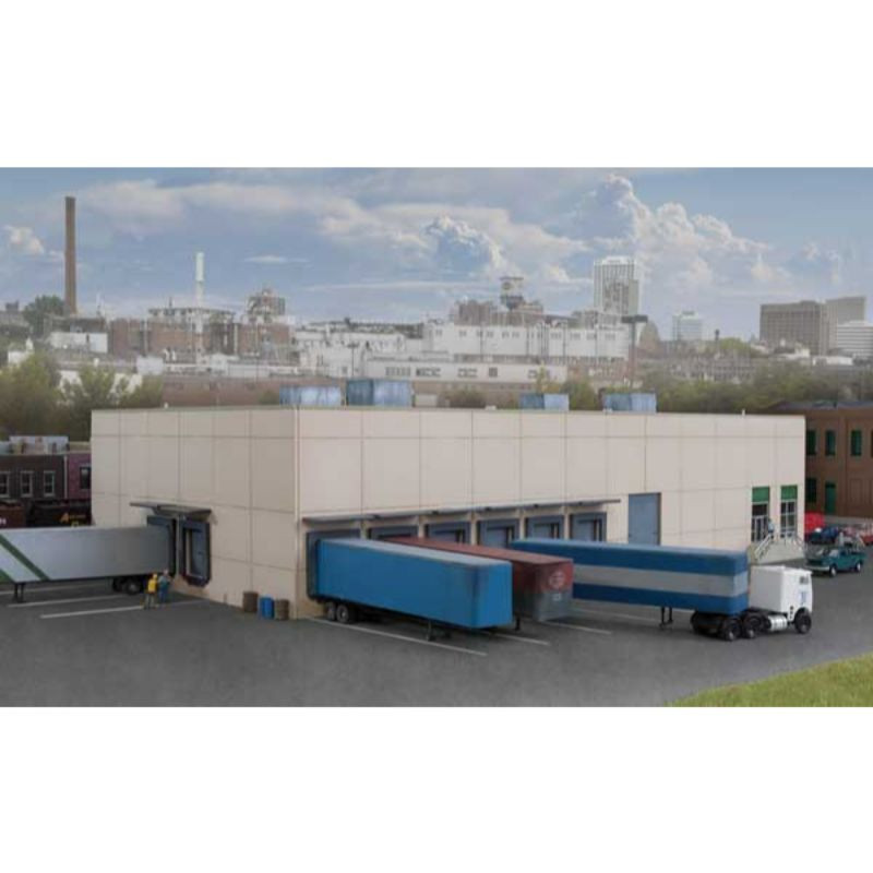 Walthers Cornerstone 933-4166 Chocolate Factory Kit HO Scale - Scenery