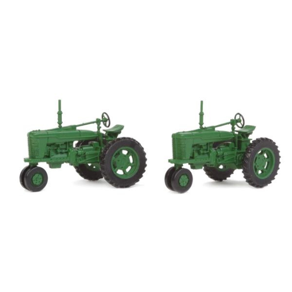 Walthers SceneMaster 949-4161 Farm Tractor 2-Pack Green HO
