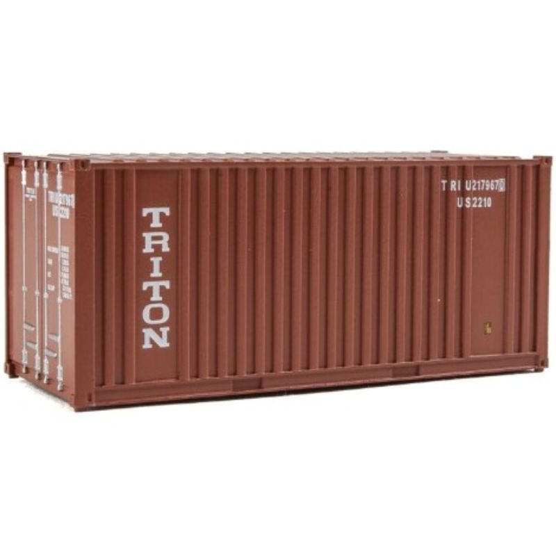 Walthers SceneMaster 949-8004 - 20' Rib Container Triton - HO Scale ...