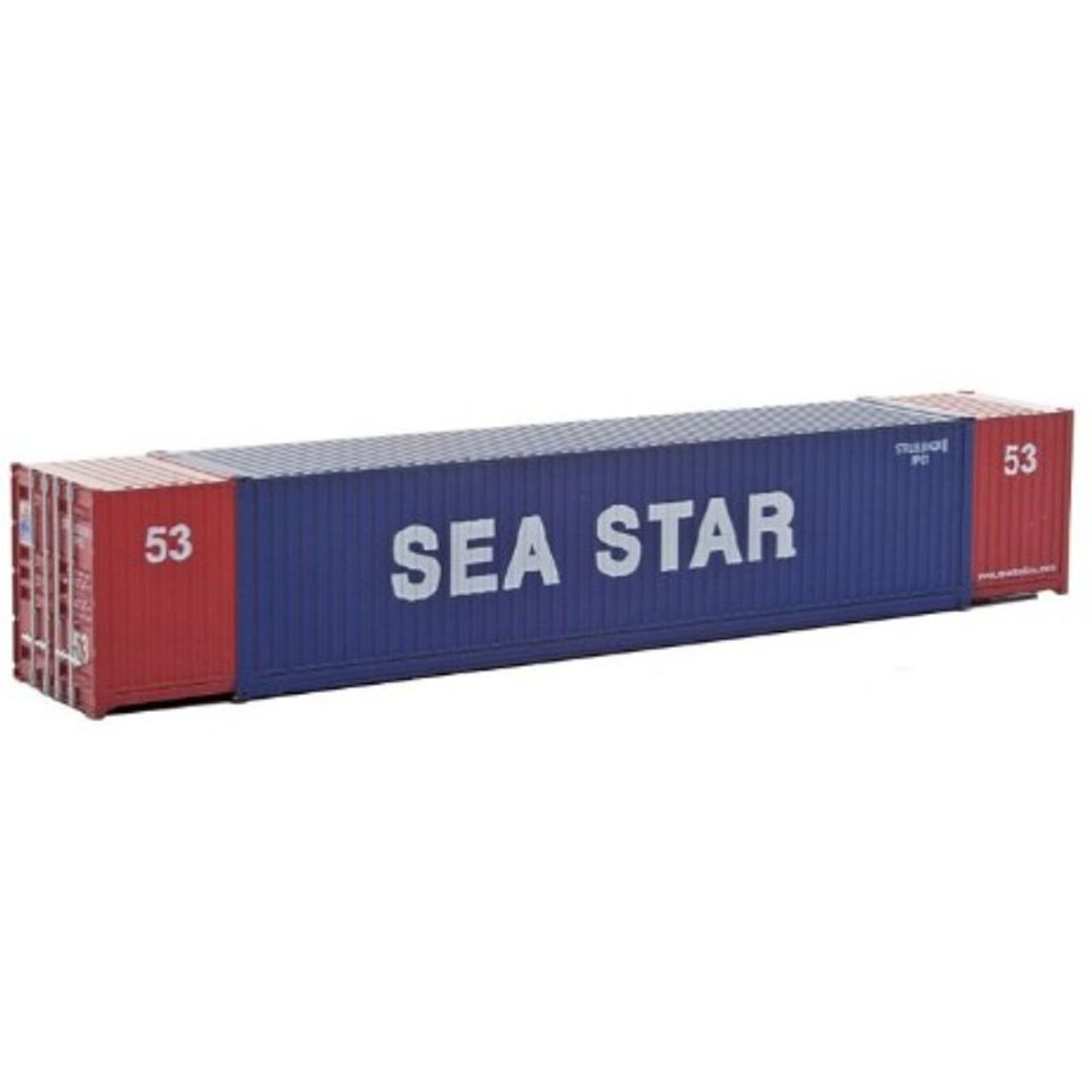 WALTHERS SCENEMASTER HO SCALE 53' CONTAINER SEA STAR 949-8517 