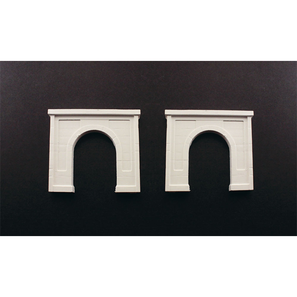 thumbnail image 2 of Woodland Scenics N Scale Tunnel Concrete Single Portal (2) C1152 2 of 6