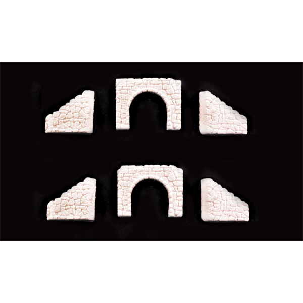 Woodland Scenics N Scale Concrete Culverts - Model Railroad Terrain Structures