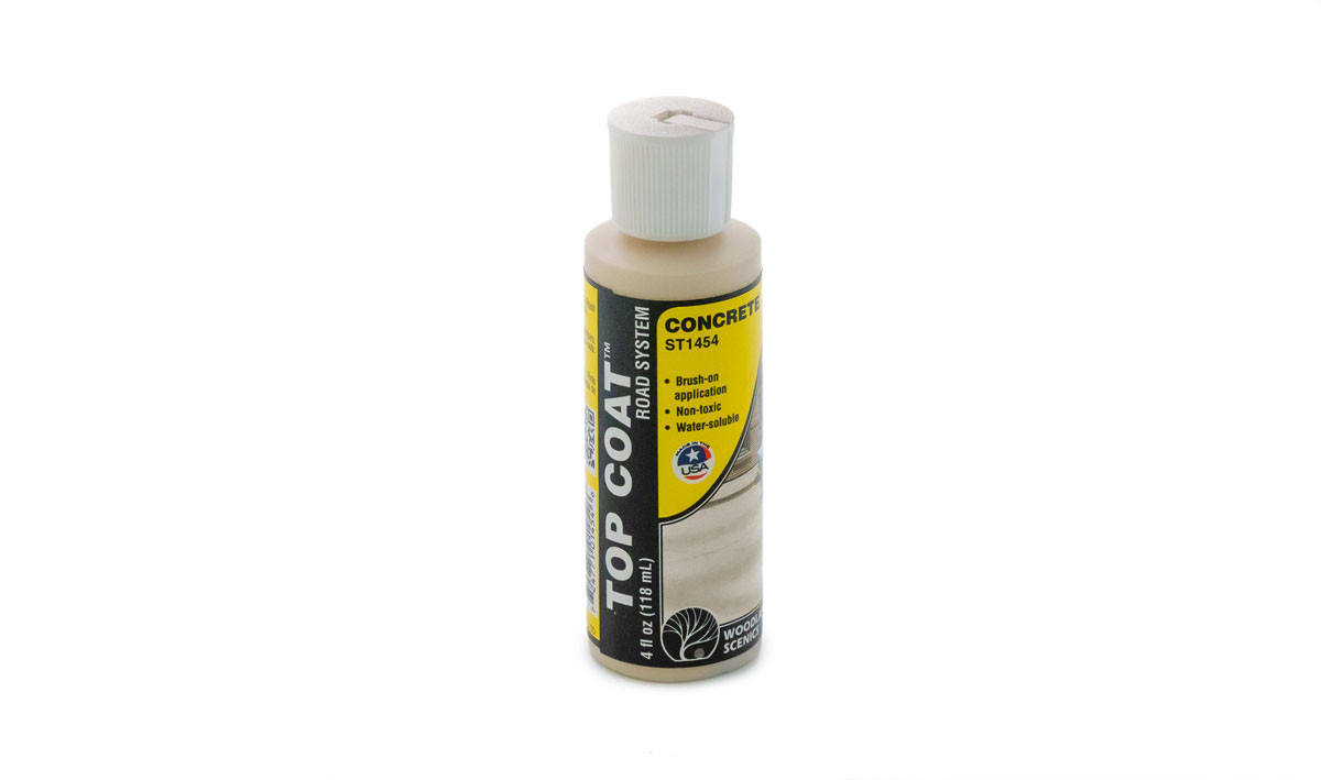 St1453 Woodland Scenics Top Coat Asphalt Paving 4 Oz Bag Woodland
