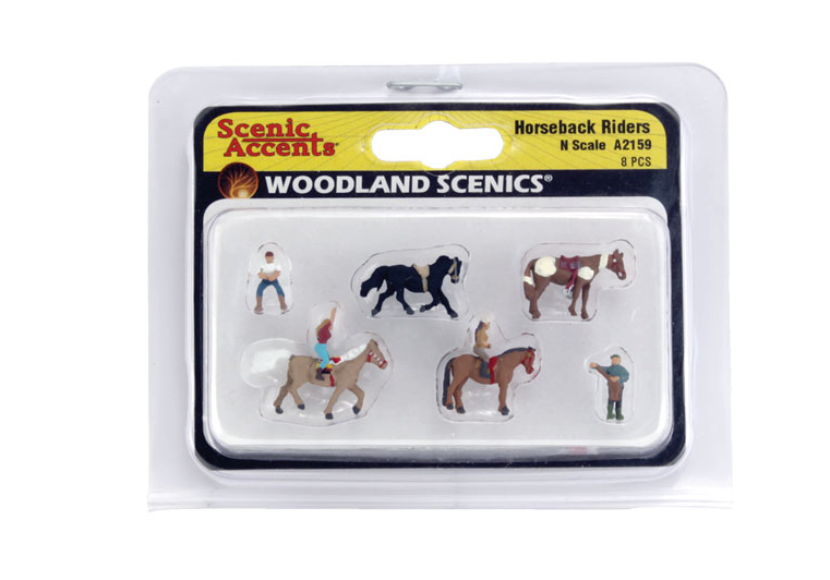 Plow, Disc, Horse & Man HO Scale Kit - Woodland Scenics