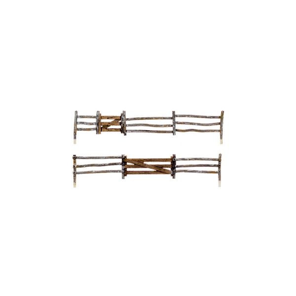 Clôture HO Woodland Scenics A2981 : Bûches Peintes, 67 Cm, Modélisme Ferroviaire