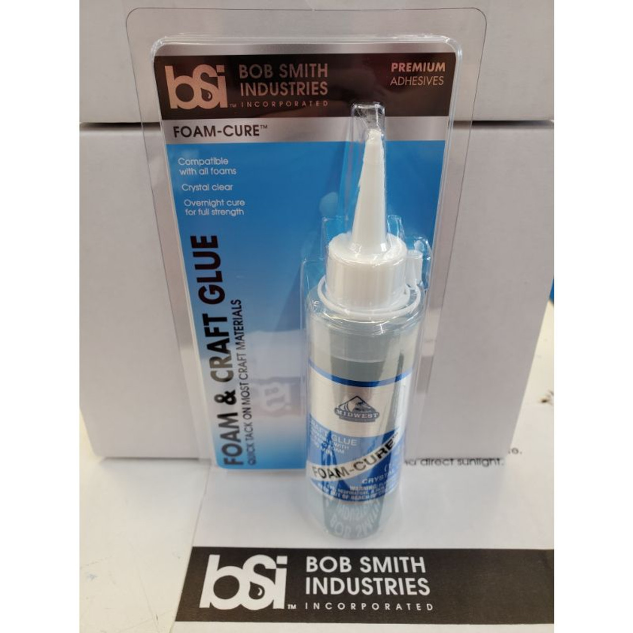 Bob Smith Industries BSI-142 Clear Foam-Cure, Craft Glue, 4 oz