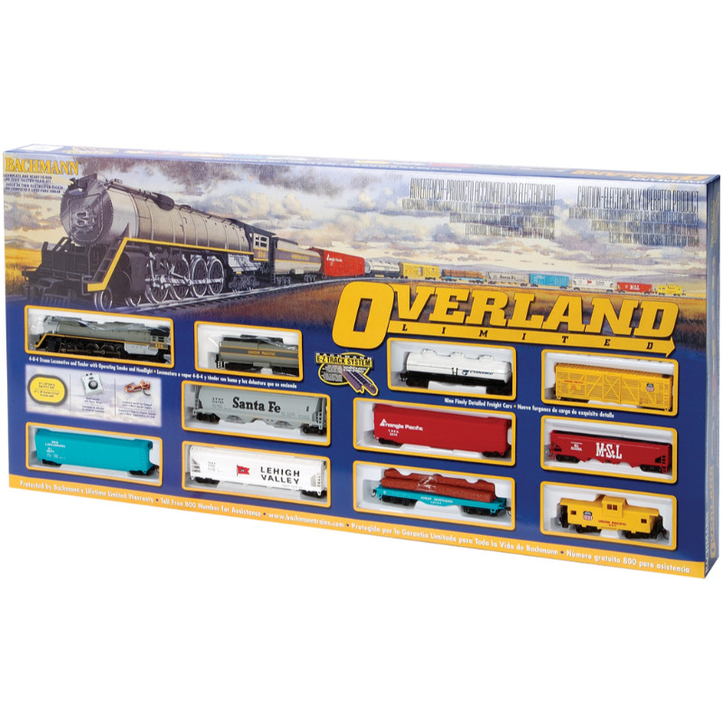 Bachmann 00614 - Overland Limited Train Set w/ 4-8-4 Steam