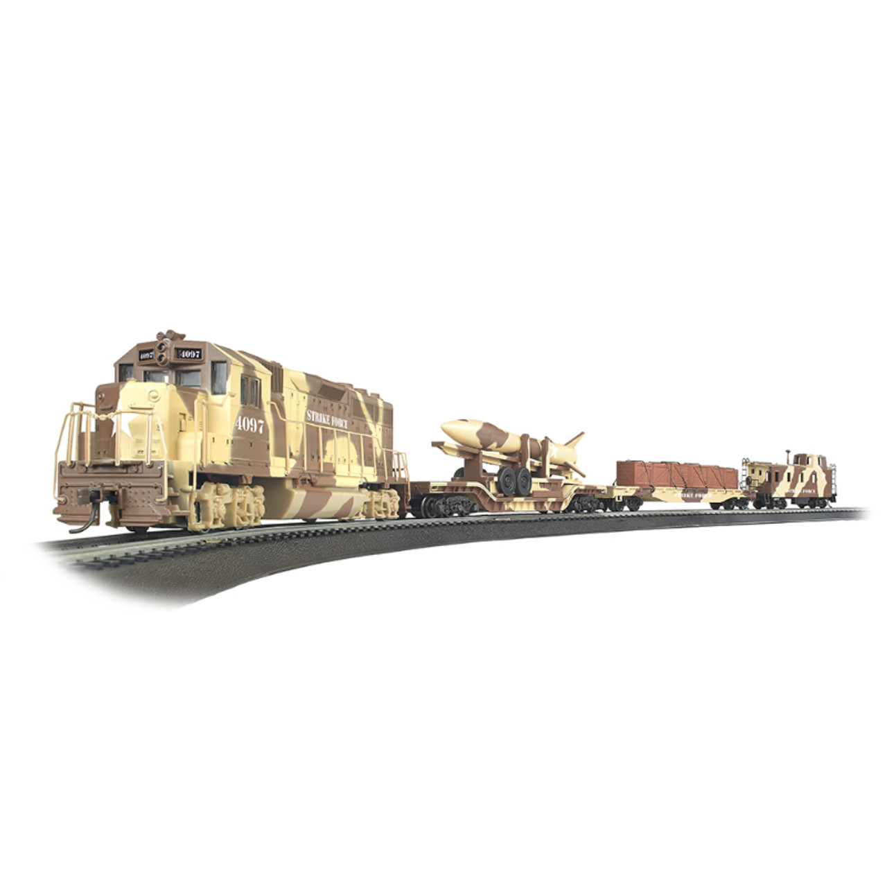 Bachmann 00752 - Strike Force Ready-to-Run Train Set - HO Scale