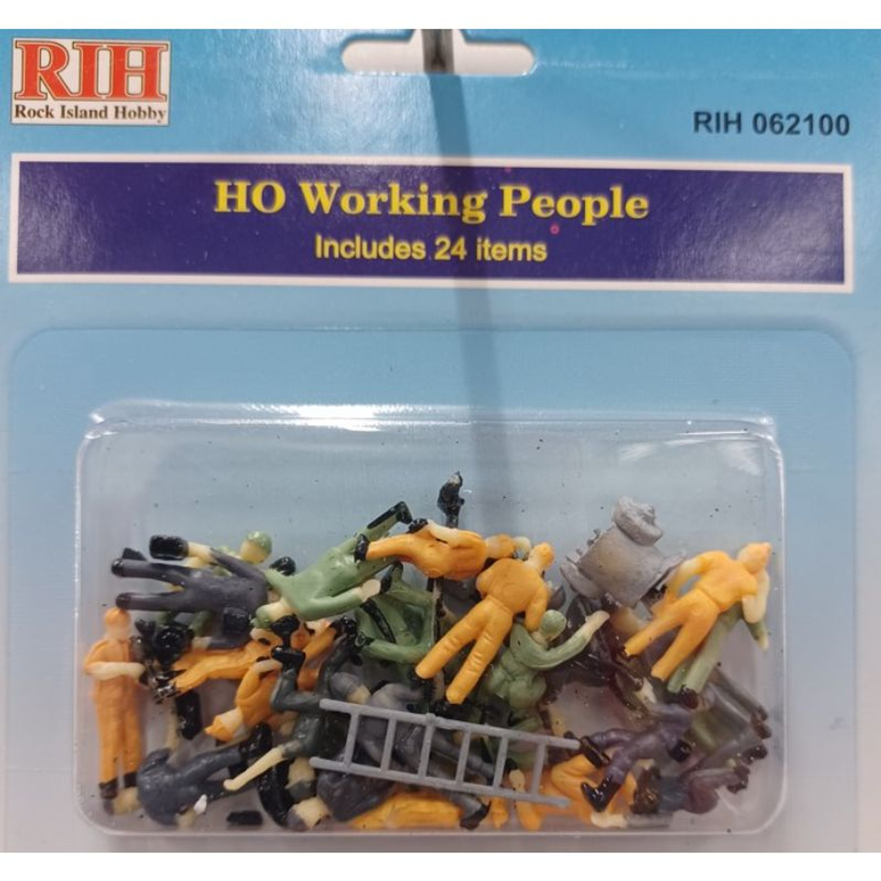 Rock Island Hobby 062100 - Working People - Painted (24) - HO Scale -  Midwest Model Railroad