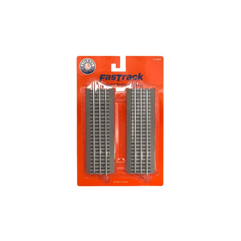 thumbnail image 2 of Lionel Fastrack 6-12042 30” Straight Track – O Gauge, 3-Rail, Gray (New) 2 of 4