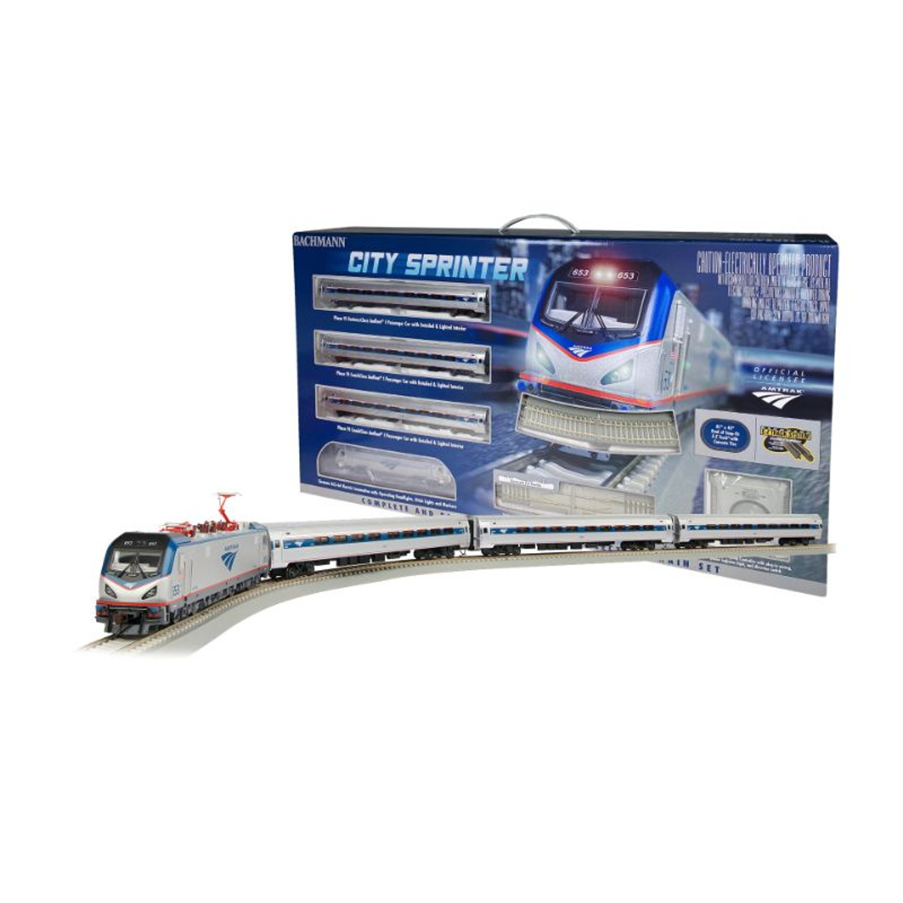 Bachmann 00772 - AMTRAK® CITY SPRINTER (DCC/SOUND READY) Amtrak (AMTK) - HO  Scale