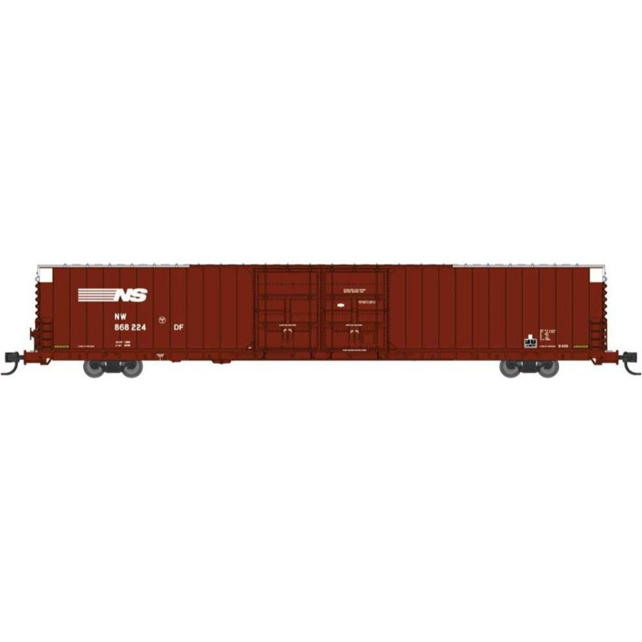 Bluford Shops 86670 - PS 86' Auto Parts Double Door Boxcar Norfolk Southern  (NW) 868224 - N Scale