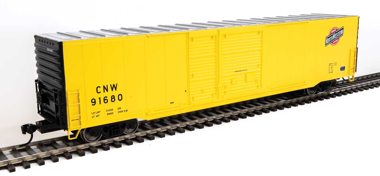 Walthers Mainline 910-3227 - 60' Pullman-Standard Auto Parts Boxcar Chicago  & Northwestern (CNW) 91680 - HO Scale