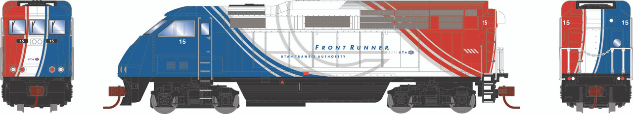 Pre-Order - Athearn 15868 - EMD F59PHI Utah FrontRunner