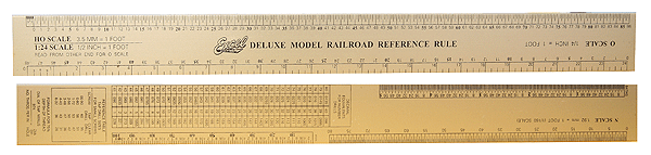 Excel 55778 - Deluxe Model Railroad Reference Ruler - Multi Scale ...
