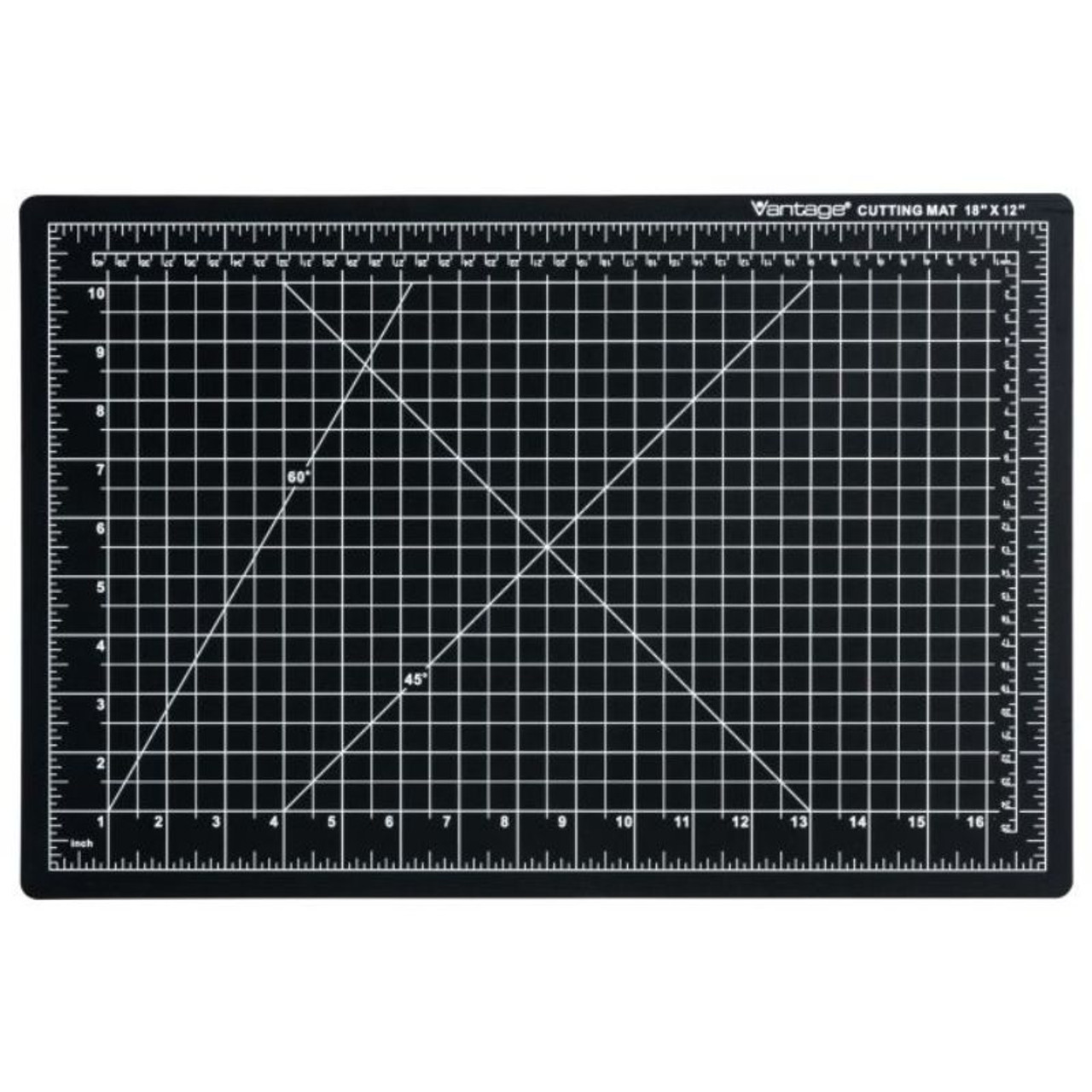 Dahle 10671 - Vantage 12 x 18 Self Healing Cutting Mat (Black)