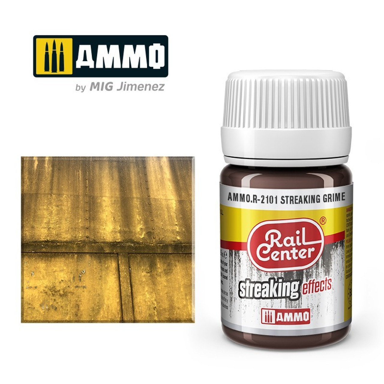 AMMO by Mig R-2101 - Streaking Grime (35 Ml) - Midwest Model Railroad