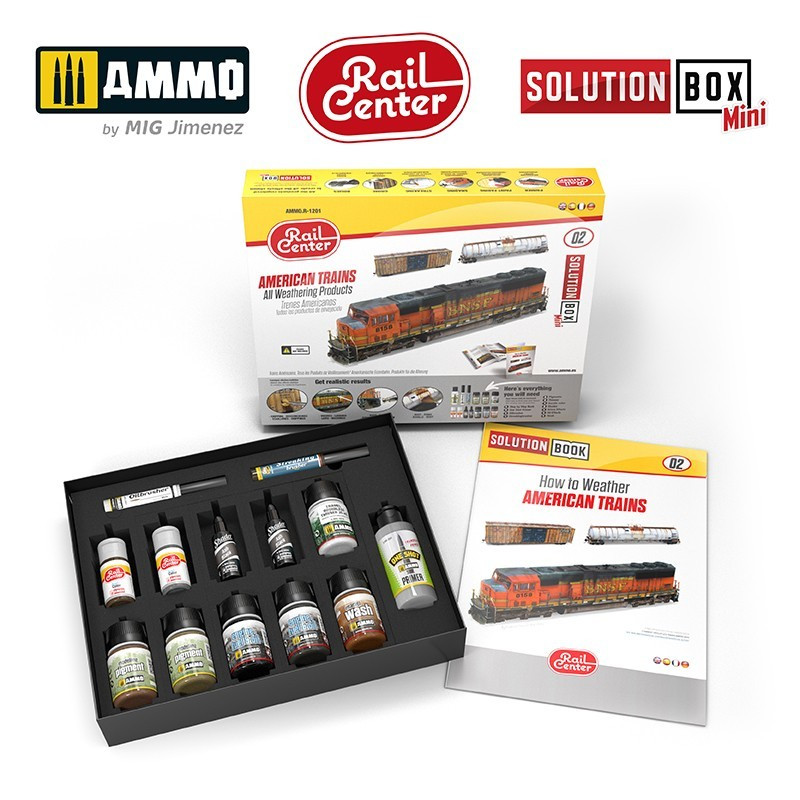 AMMO by Mig R-1201 - American Trains. All Weathering Products