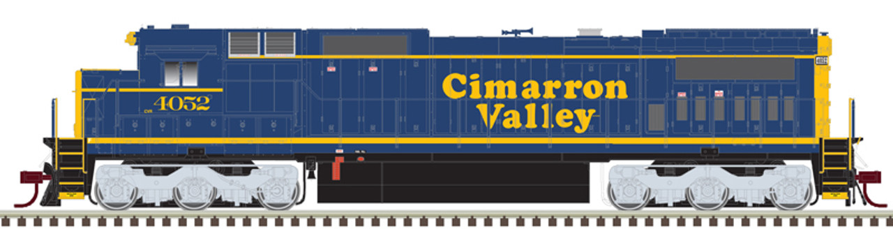PRE-ORDER: Atlas 40005641 - GE DASH 8-40C DC Silent Cimarron Valley  Railroad (CVR) 4052 - N Scale