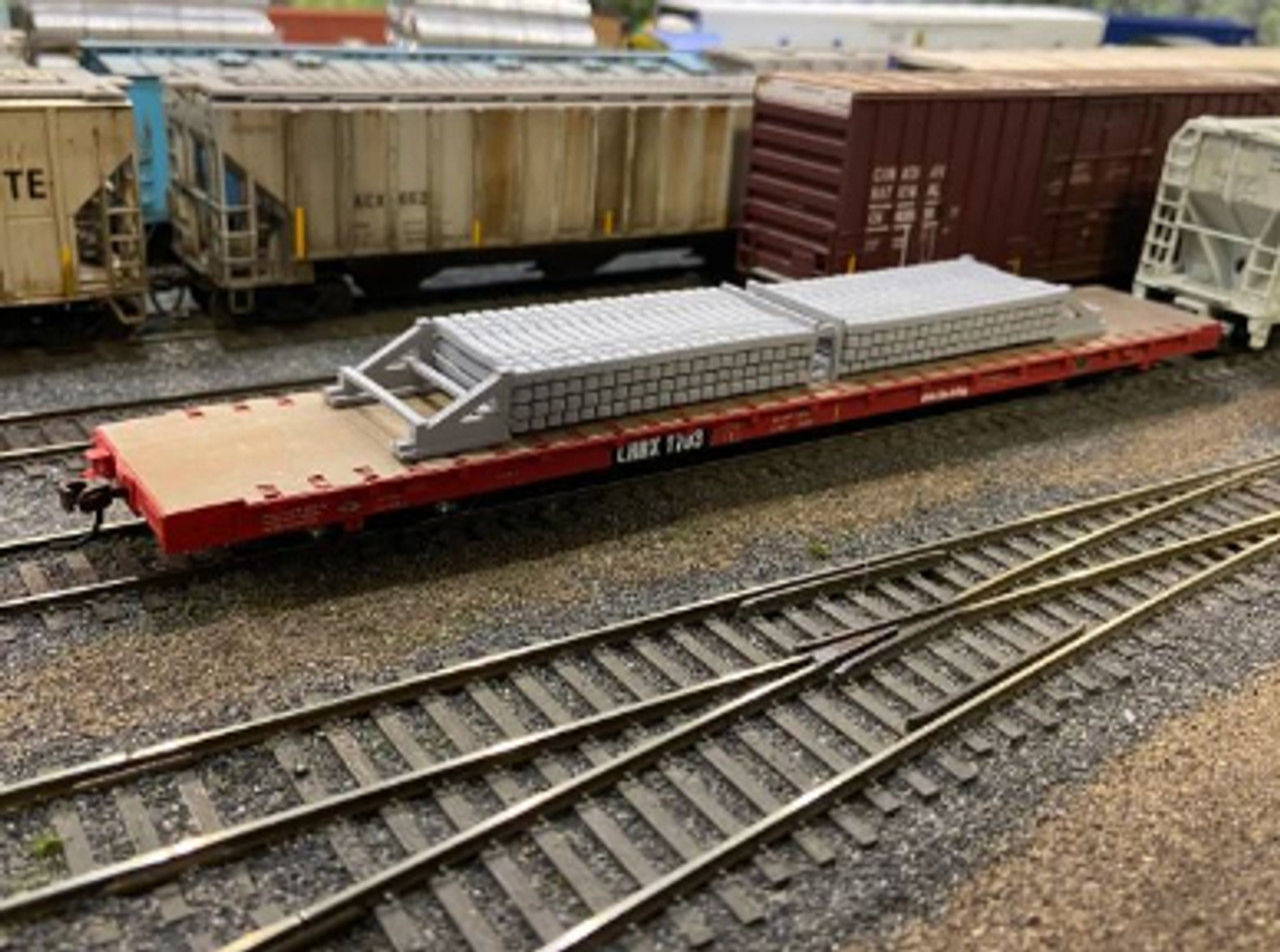 Train Ho 1/87 Scale Length 50 cm Metal Track Model Railway