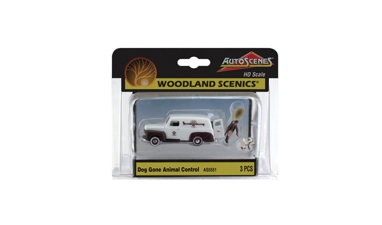 Woodland Scenics AS5551 - Dog Gone Animal Control - HO Scale - Midwest  Model Railroad
