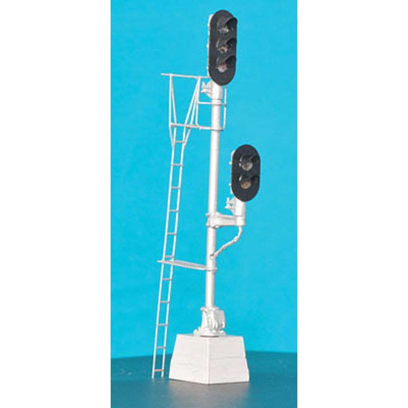 HO Scale Lot Of 2 Used Dwarf Train Track Signal Ground Signals (2 Bulbs