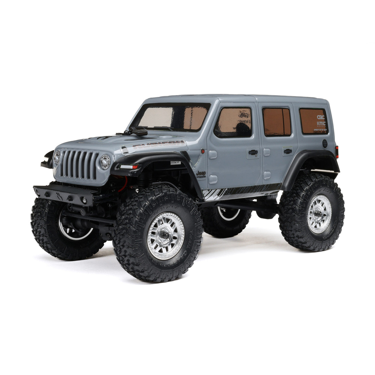 Axial 00002V3T3 - SCX24 Jeep Wrangler JLU 4X4 Rock Crawler Brushed