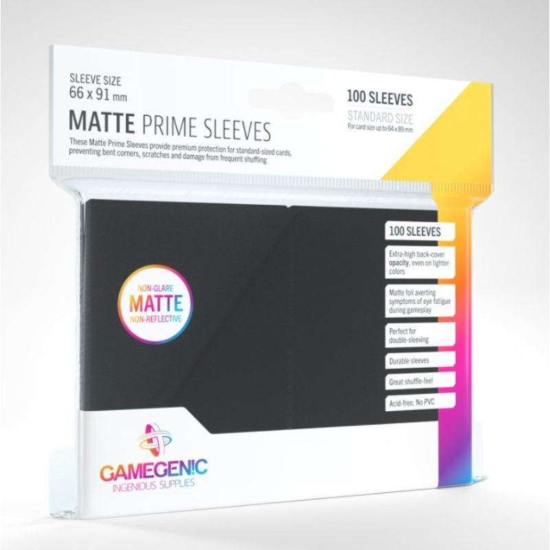reflective card sleeves Outer Matte Japanese Size Product specs Made in U.S.A Gamegenic: Sleeves - Black Matte