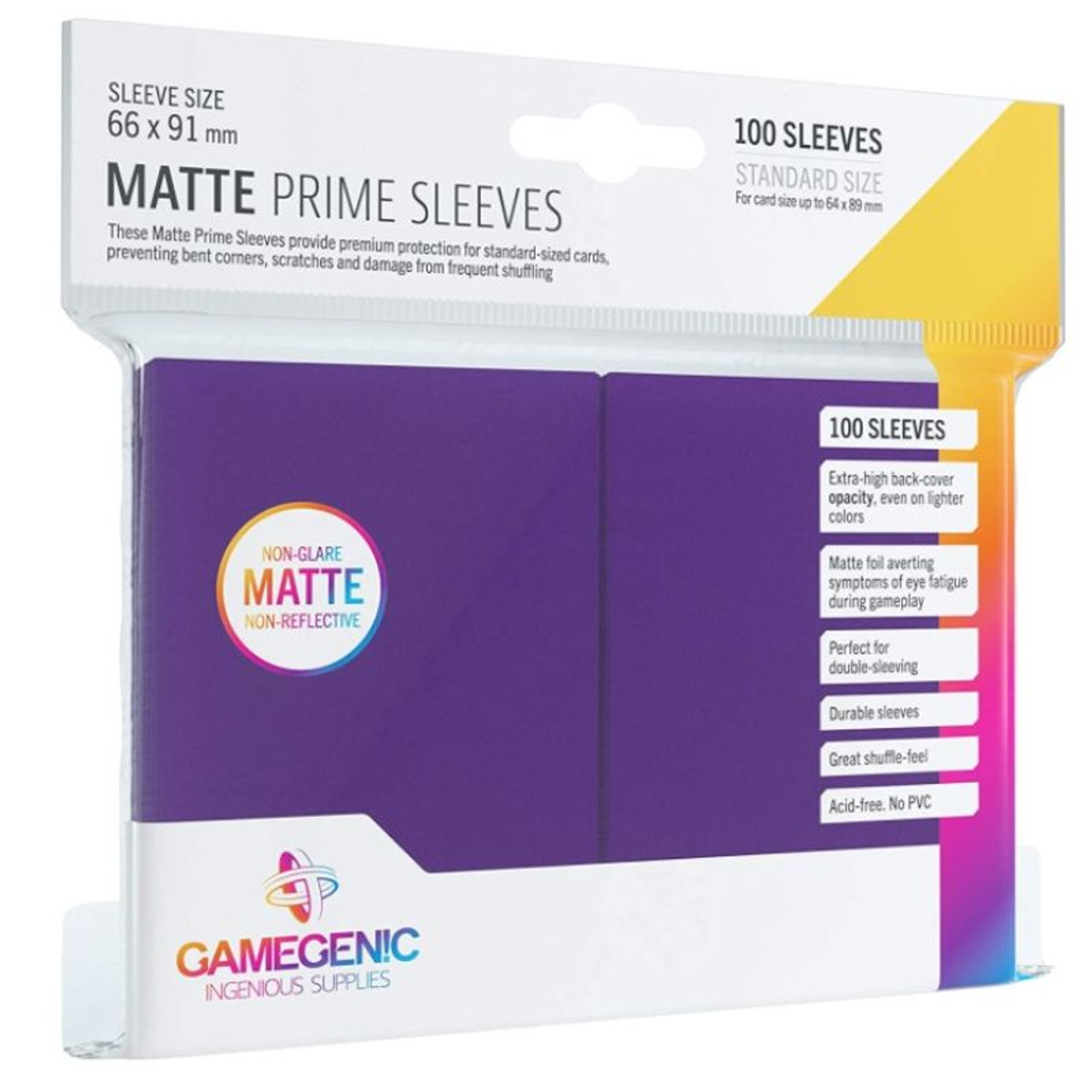 Gamegenic: Matte Double Sleeve Pack 100