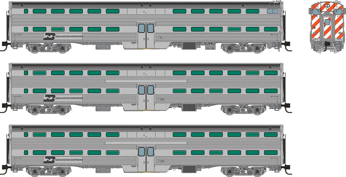 PRE-ORDER: Rapido 545001 - Gallery Commuter Car Set Burlington