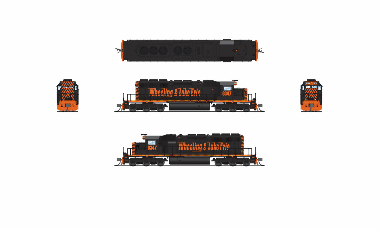 PRE-ORDER: Broadway Limited 9493 - EMD SD40-2 (DC Silent
