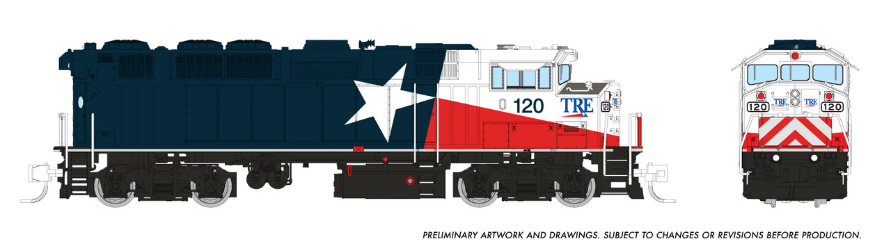 トーリク PRE-ORDER: Rapido 519022 - GMDD F59PH (DC Silent) Trinity Rail