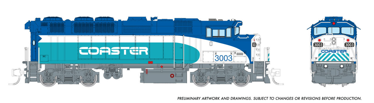 PRE-ORDER: Rapido 519510 - GMDD F59PH (DCC and Sound) Coaster